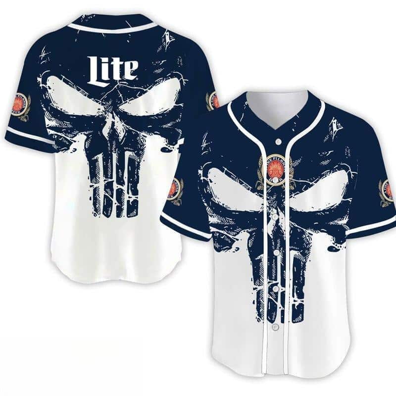 Miller Lite Baseball Jersey Unusual Gift For Beer Lovers