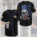 Black Miller Lite Baseball Jersey Beer Lovers Gift Black Miller Lite Baseball Jersey Beer Lovers Gift
