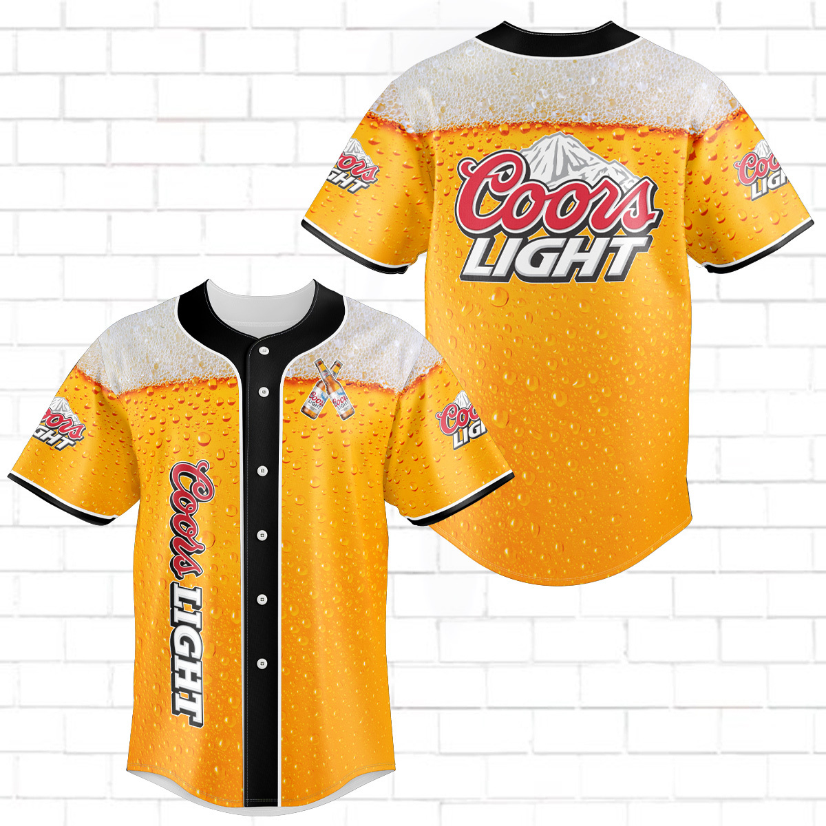 Coors Light Baseball Jersey Gift For Baseball Lovers