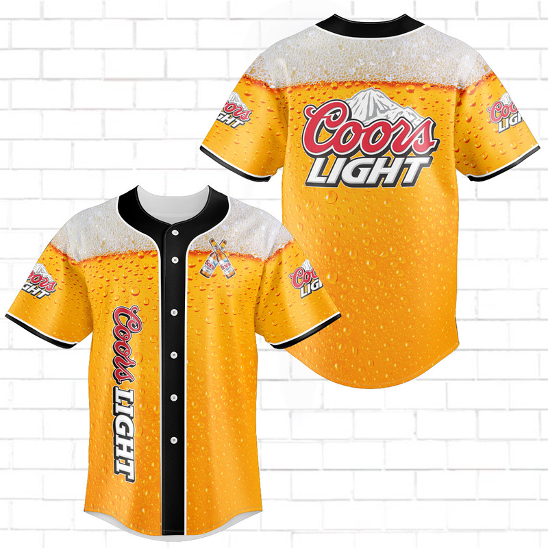 Coors Light Baseball Jersey Gift For Baseball Lovers Coors Light Baseball Jersey Gift For Baseball Lovers