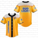Bud Light Baseball Jersey New Beer Best Gift For Beer Lovers Bud Light Baseball Jersey New Beer Best Gift For Beer Lovers
