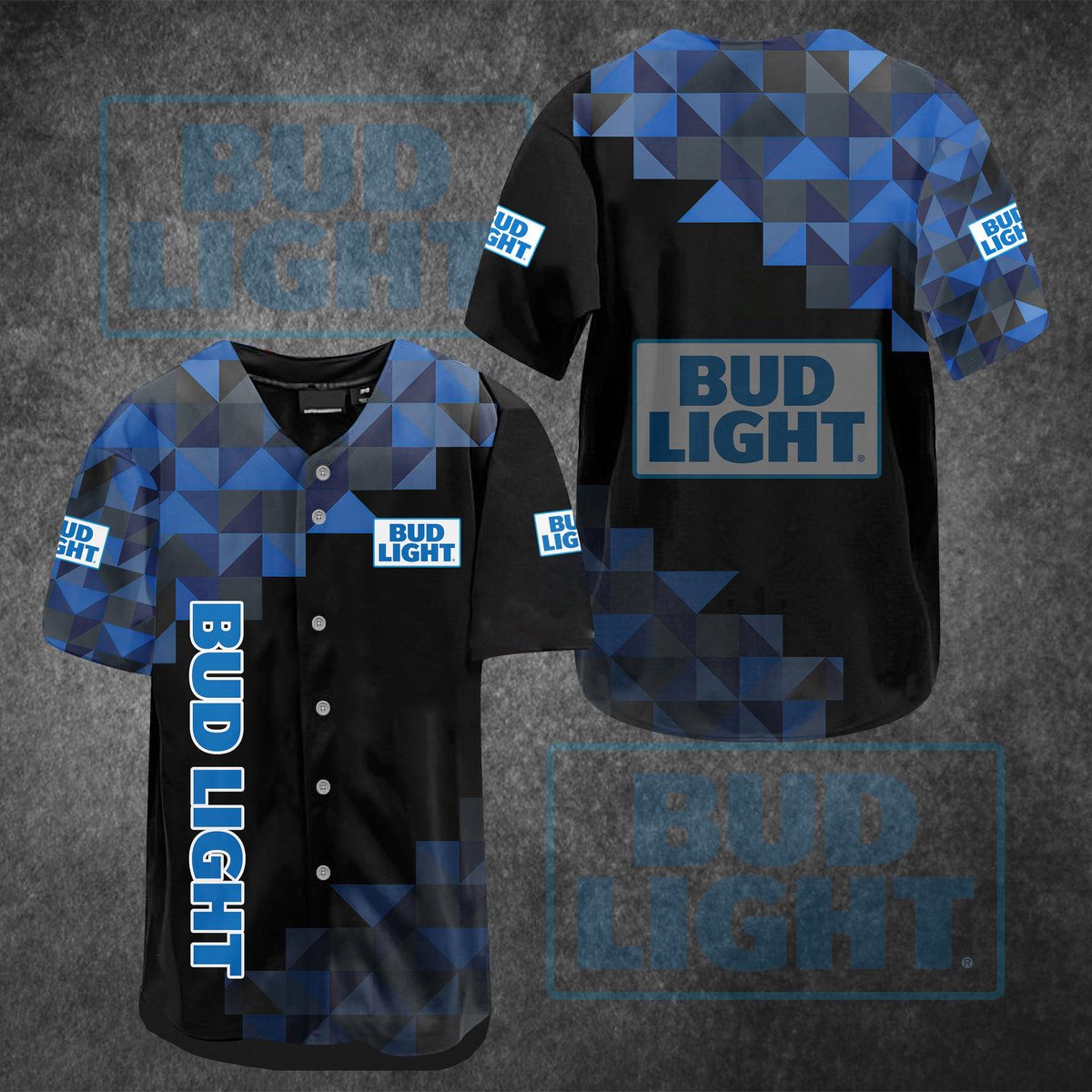 Cool Bud Light Baseball Jersey Baseball Fans Gift