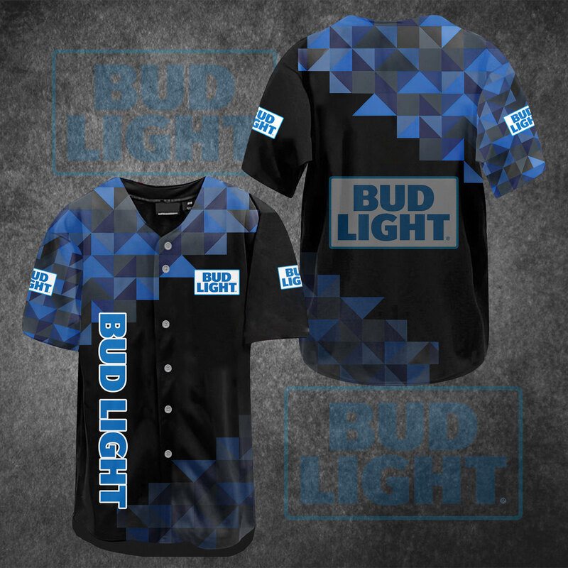 Cool Bud Light Baseball Jersey Baseball Fans Gift