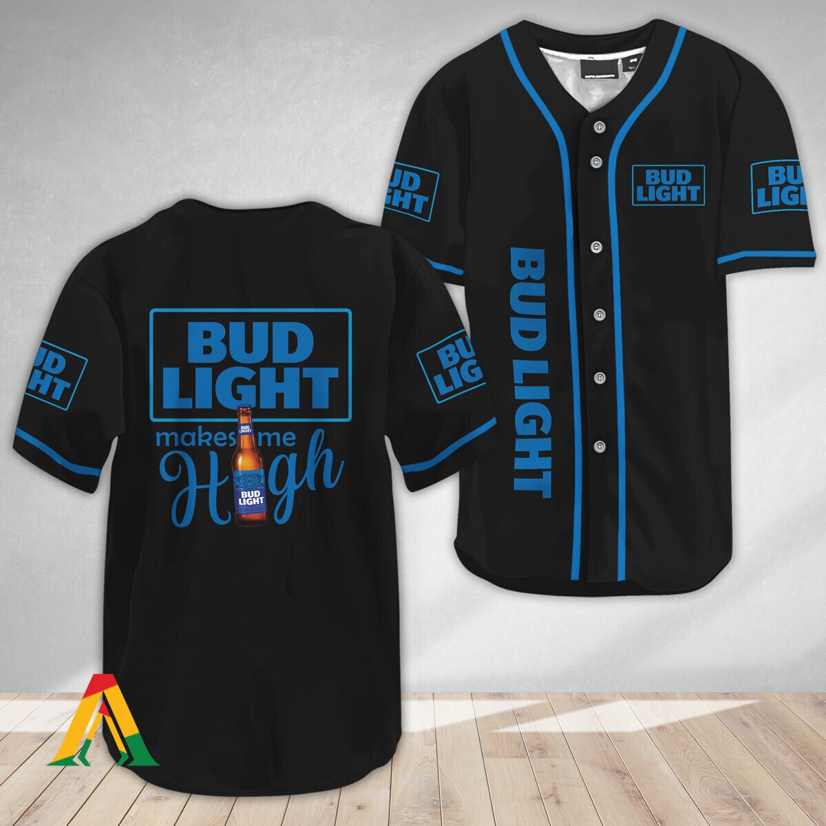 Bud Light Baseball Jersey Make Me High Beer Lovers Gift