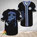 Busch Light Beer Baseball Jersey Jason Voorhees Friday The 13th Busch Light Beer Baseball Jersey Jason Voorhees Friday The 13th