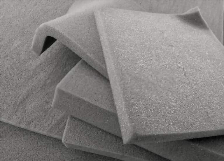 Gray foam sheets used for picture frames