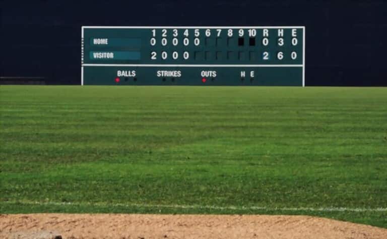 scoreboard baseball on the grass scoreboard baseball on the grass