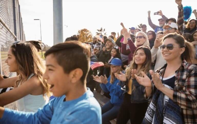 excited baseball fan cheering and following the baseball competition excited baseball fan cheering and following the baseball competition