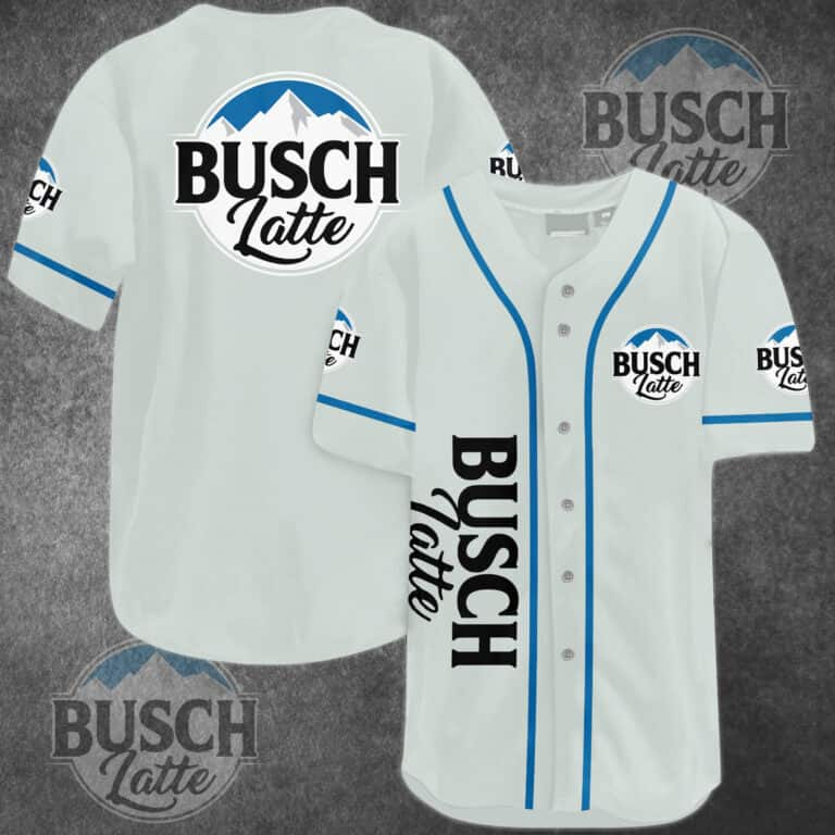 Basic Busch Latte Beer Baseball Jersey Baseball Gift For Dad