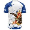 Bud Light Baseball Jersey Anheuser Eagle Logo Beer Lovers Gift Bud Light Baseball Jersey Anheuser Eagle Logo Beer Lovers Gift
