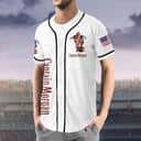 White Captain Morgan Baseball Jersey US Flag Gift For Rum Lovers