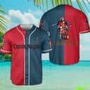 Red And Navy Split Captain Morgan Baseball Jersey Gift For Him Red And Navy Split Captain Morgan Baseball Jersey Gift For Him