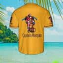 Captain Morgan Yellow Baseball Jersey Sports Gift For Him Captain Morgan Yellow Baseball Jersey Sports Gift For Him
