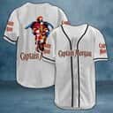 White Captain Morgan Baseball Jersey Sports Gift For Him