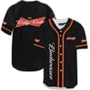 Black Dilly Dilly Budweiser Beer Baseball Jersey Gift For Him Black Dilly Dilly Budweiser Beer Baseball Jersey Gift For Him