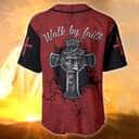 Jesus Baseball Jersey Walk By Faith Christian Gift For Friends