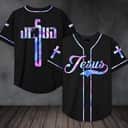 Jesus Baseball Jersey Hologram Cross Best Christian Gift Jesus Baseball Jersey Hologram Cross Best Christian Gift