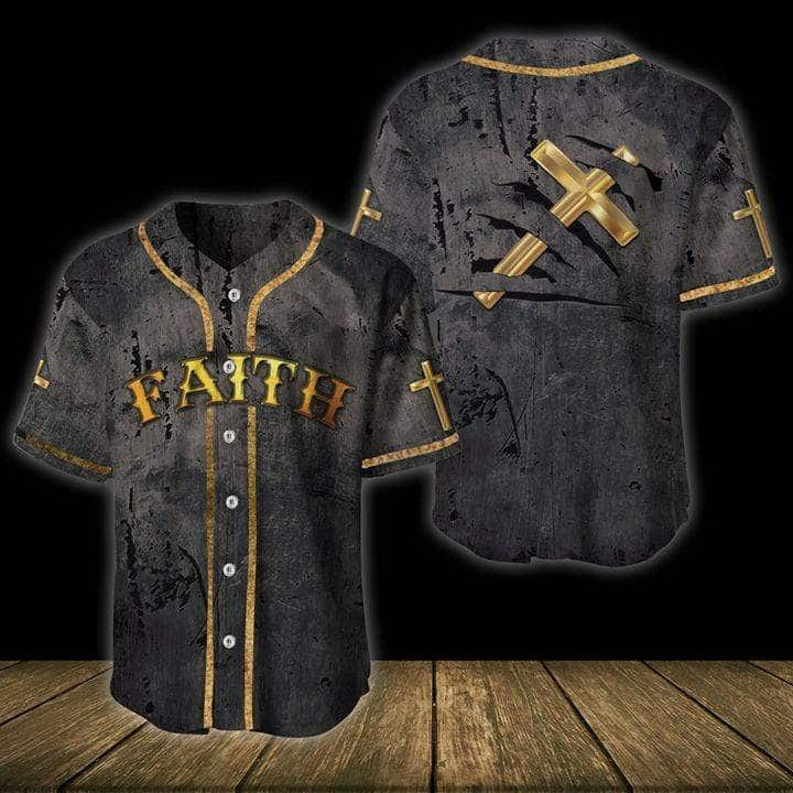 Jesus Cross Baseball Jersey Christian Gift For Men