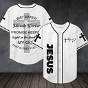 Jesus Baseball Jersey Way Maker Promise Keeper Light In The Darkness Miracle Worker Jesus Baseball Jersey Way Maker Promise Keeper Light In The Darkness Miracle Worker