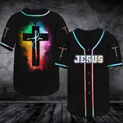 Jesus Baseball Jersey Christian Gift For Dad
