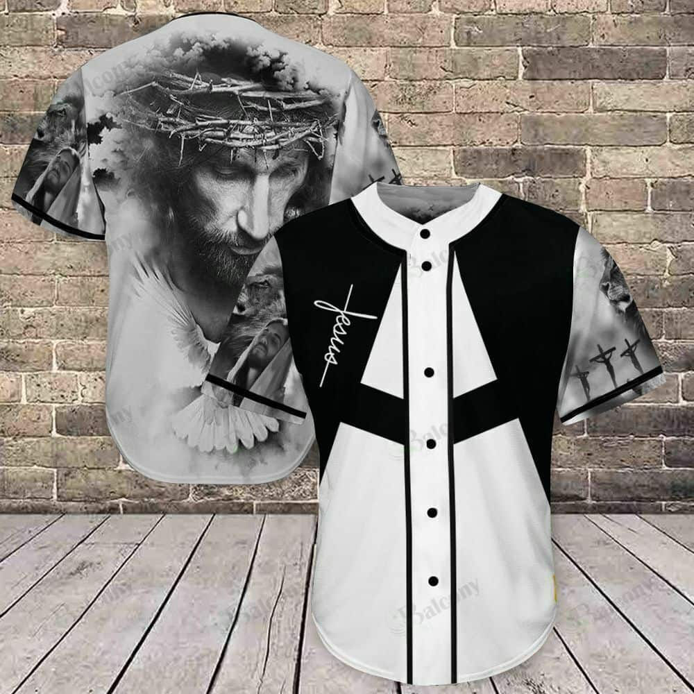 Jesus Baseball Jersey Christian Gift For Men