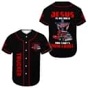 Jesus Trucker Baseball Jersey Jesus Is My Rock And That's How I Roll Best Christian Gift