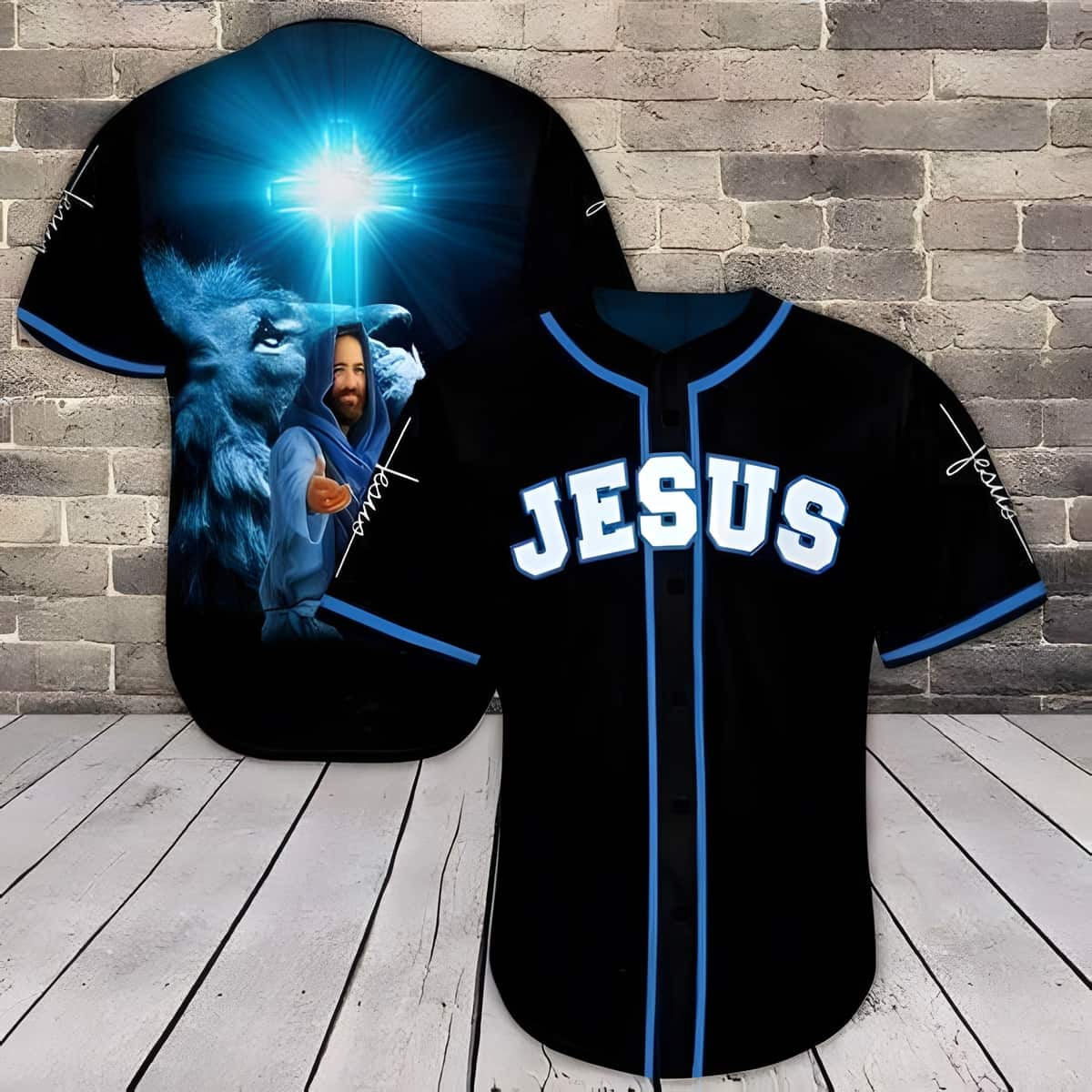 Jesus Baseball Jersey Hold My Hand Best Christian Gift