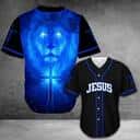 Lion King And Christian Cross Jesus Baseball Jersey Christian Gift For Men Lion King And Christian Cross Jesus Baseball Jersey Christian Gift For Men