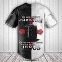 I'm Not Perfect Christian I'm The One That Knows I Need Jesus Baseball Jersey