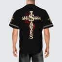 Jesus Saved My Life Baseball Jersey Faith Over Fear Best Christian Gift