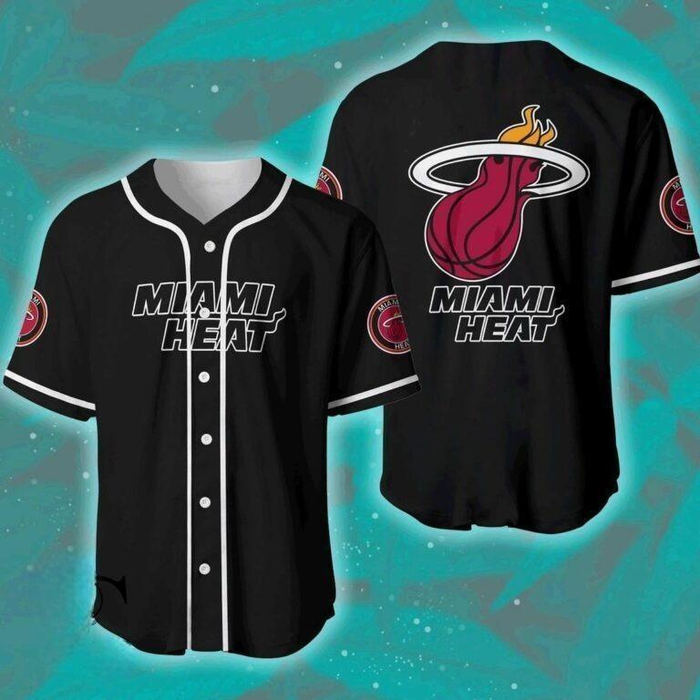 NBA Miami Heat Baseball Jersey Gift For Basketball Players