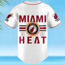 NBA Miami Heat 1988 White Baseball Jersey Sports Gift For Best Friend NBA Miami Heat 1988 White Baseball Jersey Sports Gift For Best Friend