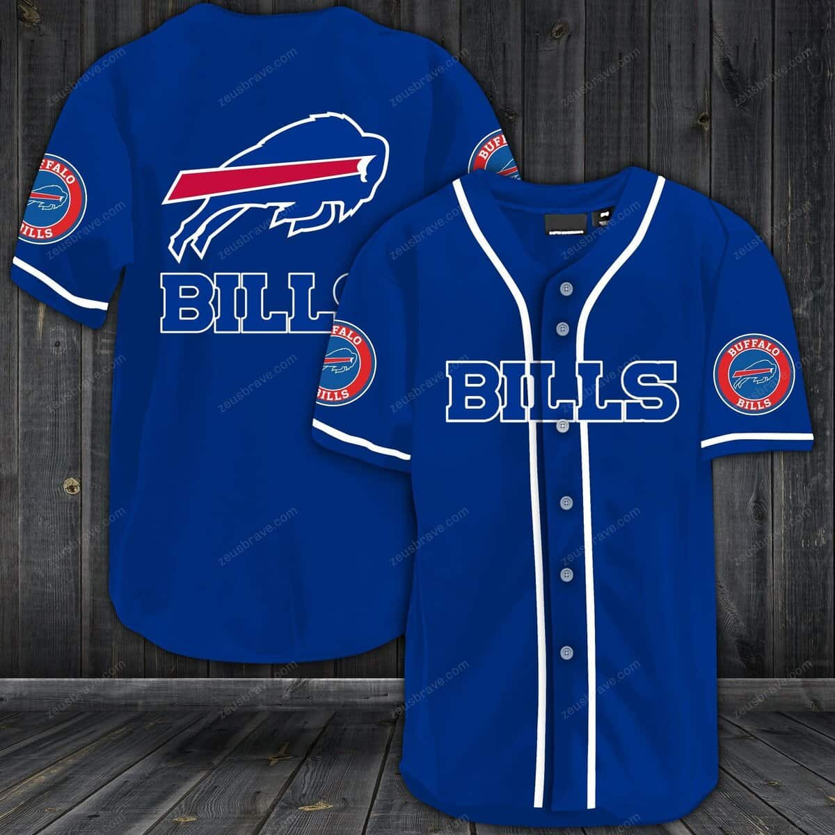 NFL Buffalo Bills Baseball Jersey Football Gift For Dad