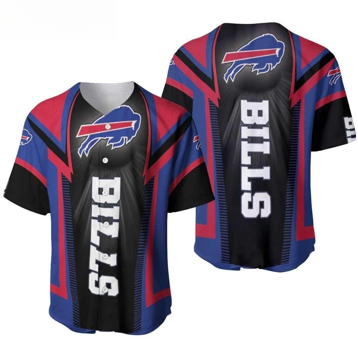 NFL Buffalo Bills Baseball Jersey Sports Gift For Dad