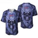 NFL Buffalo Bills Baseball Jersey Smoke Skull Pattern Gift For Best Friend NFL Buffalo Bills Baseball Jersey Smoke Skull Pattern Gift For Best Friend