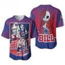 NFL Buffalo Bills Baseball Jersey Jack Skellington And Sally NFL Buffalo Bills Baseball Jersey Jack Skellington And Sally