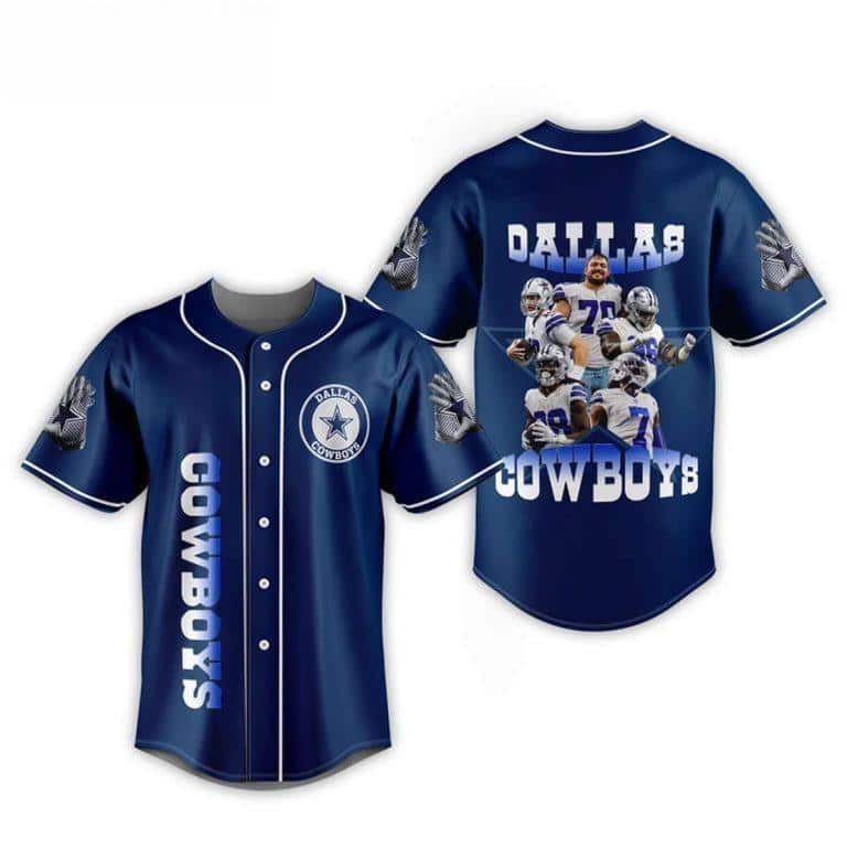 NFL Dallas Cowboys Baseball Jersey Gift For Son From Dad