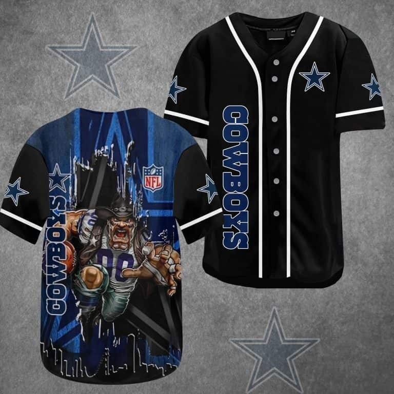 Dallas Cowboys NFL Baseball Jersey Gift For Football Fans