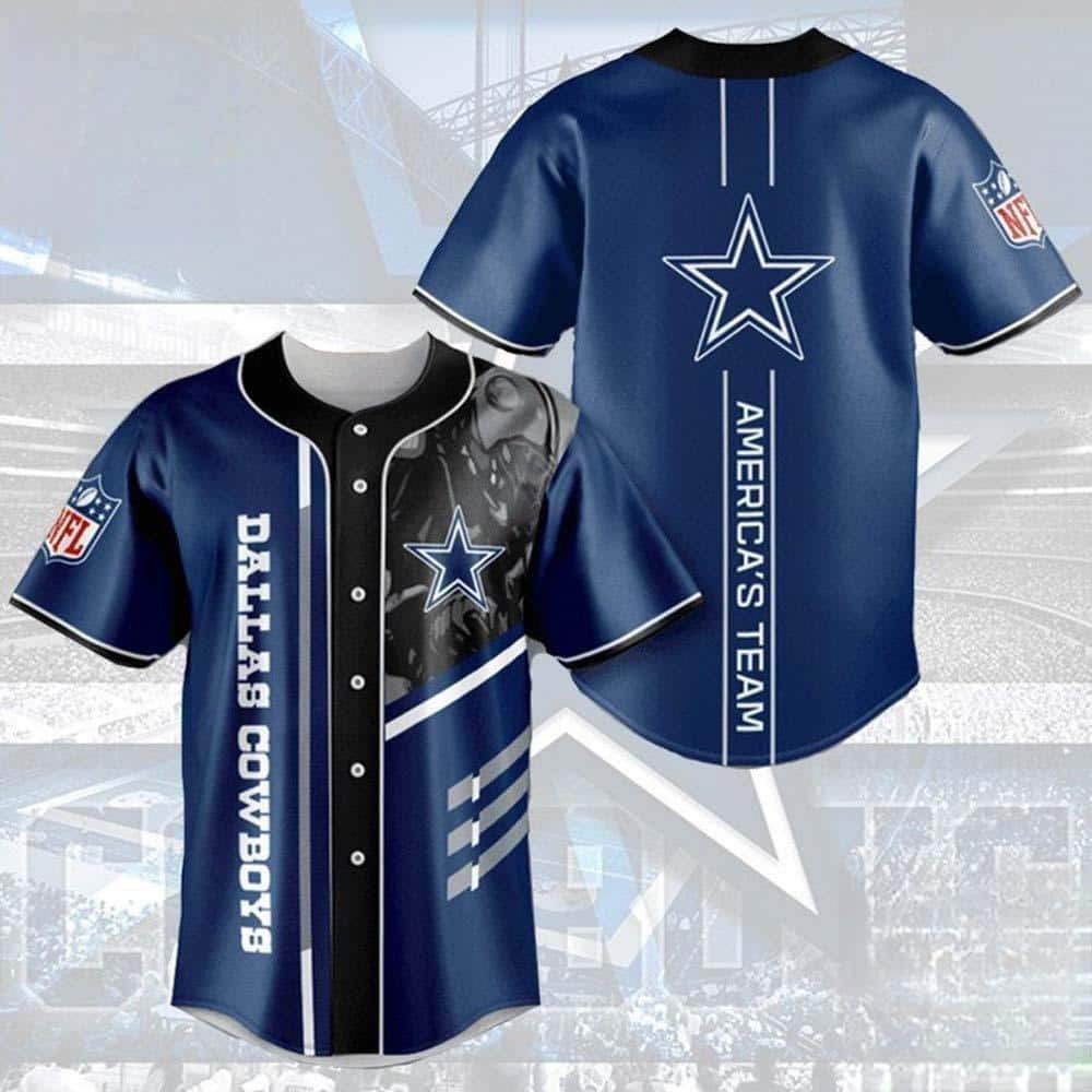 NFL Dallas Cowboys Baseball Jersey Sports Gift For Him