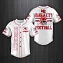 NFL Kansas City Chiefs Baseball Jersey Sports Gift For Him NFL Kansas City Chiefs Baseball Jersey Sports Gift For Him