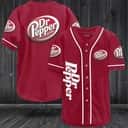 Red Dr Pepper Beer Baseball Jersey Gift For Sporty Husband Red Dr Pepper Beer Baseball Jersey Gift For Sporty Husband