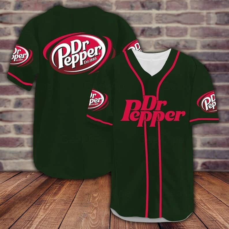 Dr Pepper Beer Baseball Jersey Gift For Sport Dad