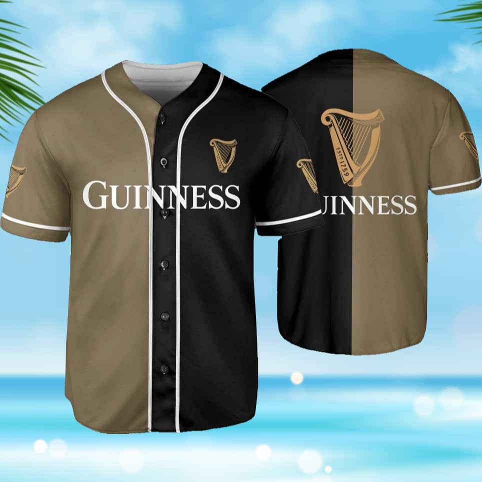 Guinness Baseball Jersey Dual Colors Beer Lovers Gift