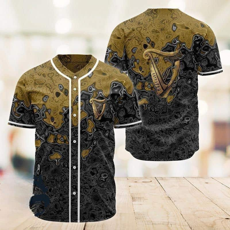 Guinness Baseball Jersey Beer Lovers Gift