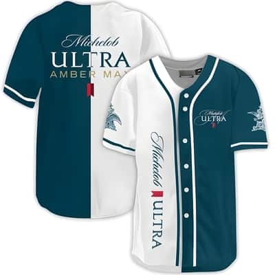Dual Colors Michelob ULTRA Baseball Jersey Amber Max Best Gift For Beer Lovers Dual Colors Michelob ULTRA Baseball Jersey Amber Max Best Gift For Beer Lovers