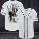 Michelob ULTRA Baseball Jersey US Flag Black Skull Michelob ULTRA Baseball Jersey US Flag Black Skull