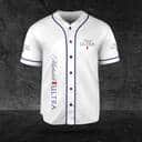 Classic White Michelob ULTRA Beer Baseball Jersey Gift For Sporty Husband Classic White Michelob ULTRA Beer Baseball Jersey Gift For Sporty Husband