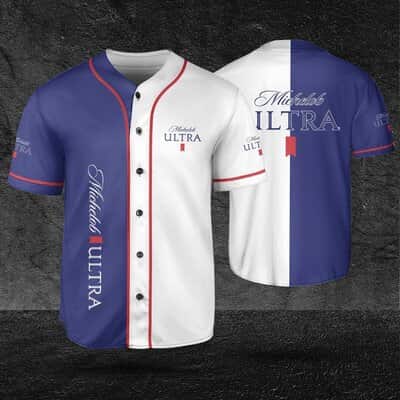 Dual Colors Michelob ULTRA Baseball Jersey Gift For Sport Dad Dual Colors Michelob ULTRA Baseball Jersey Gift For Sport Dad