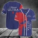 Red Skull Michelob ULTRA Beer Baseball Jersey Red Skull Michelob ULTRA Beer Baseball Jersey