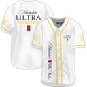 Michelob ULTRA Organic Seltzer Spicy Pineapple Beer Baseball Jersey Michelob ULTRA Organic Seltzer Spicy Pineapple Beer Baseball Jersey